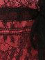Кружевное платье-мини из шелка Alberta Ferretti  –  Деталь
