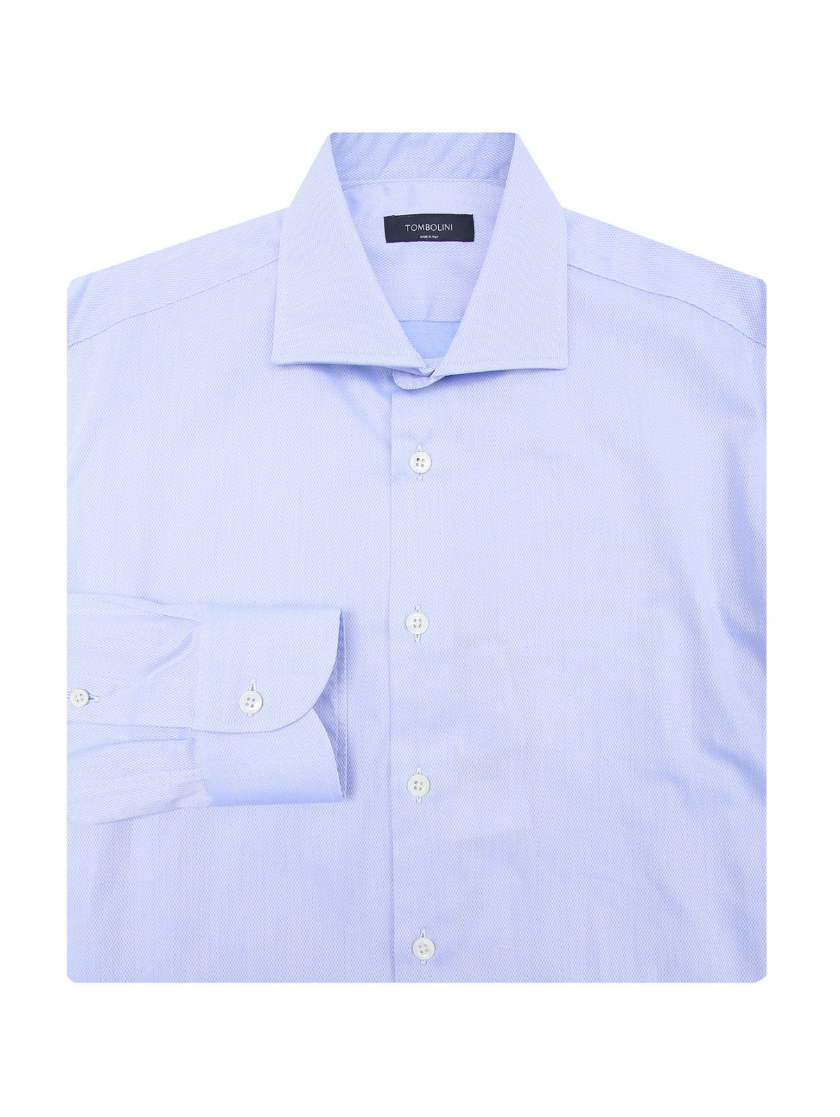 Рубашка из хлопка Tombolini  –  Общий вид  – Цвет:  Синий