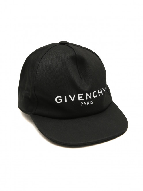 Бейсболка хлопковая с принтом Givenchy - Обтравка1