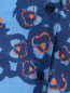 Блуза свободного кроя с цветочным узором Jil Sander Navy  –  Деталь