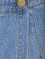 Джинсовые шорты-юбка с кружевной отделкой Ermanno Firenze  –  Деталь
