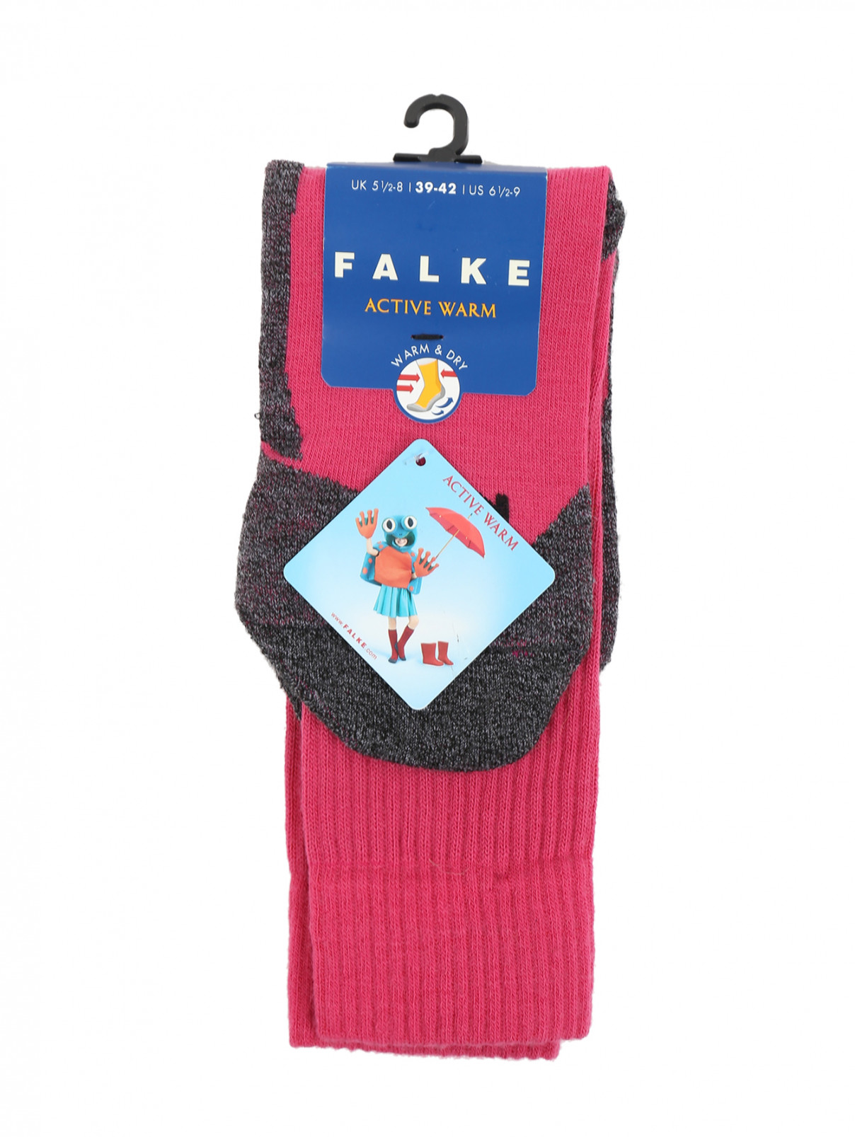 Носки с узором Falke  –  Общий вид  – Цвет:  Розовый