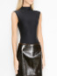 Однотонное трикотажное боди Sportmax  –  МодельВерхНиз