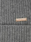 Шапка из кашемира мелкой вязки Woolrich  –  Деталь