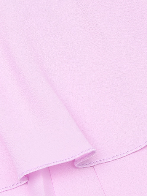 Однотонная блуза из смешанного шелка - Деталь