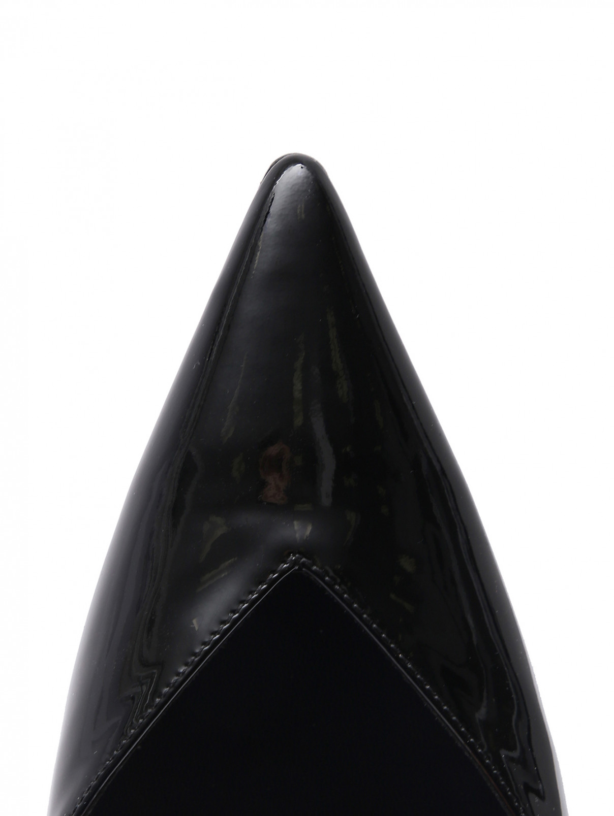 Туфли из лакированной кожи на среднем каблуке Nina Ricci  –  Обтравка3  – Цвет:  Черный