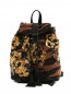 Рюкзак из текстиля, декорированный пайетками Alberta Ferretti  –  Общий вид