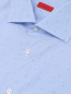 Рубашка из льна с принтом Isaia  –  Деталь