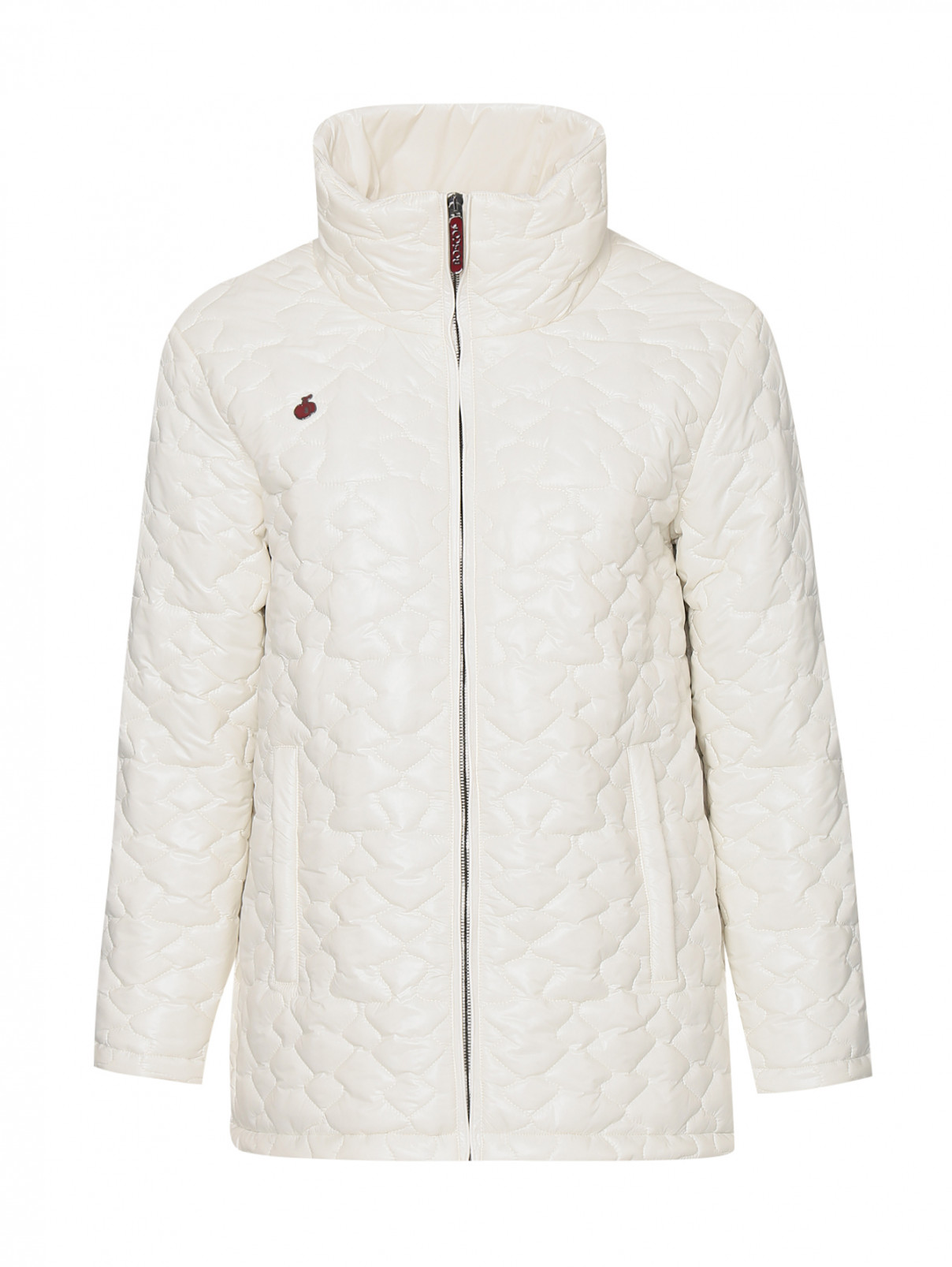 Стеганая куртка на молнии BOSCO  –  Общий вид  – Цвет:  Белый