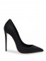 Туфли из текстиля на высоком каблуке Gianni Renzi Couture  –  Обтравка1