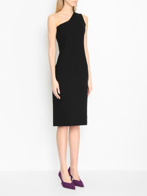 Трикотажное платье с открытым плечом Sportmax - МодельВерхНиз