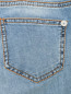 Укороченные джинсы с декоративной отделкой Ermanno Scervino  –  Деталь