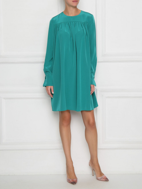 Платье свободного кроя с драпировкой Diane von Furstenberg - МодельОбщийВид