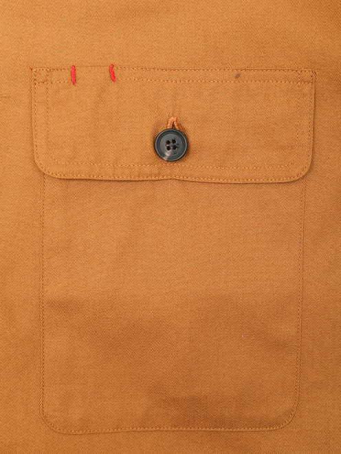 Рубашка из хлопка с накладными карманами - Деталь1