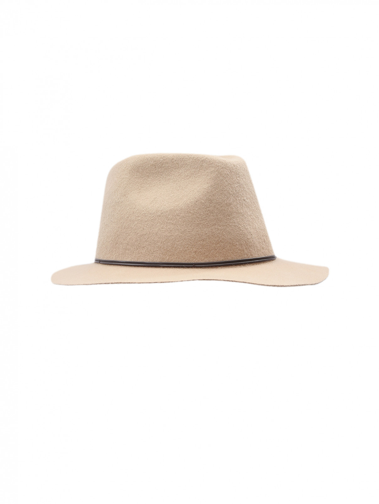 Шляпа из шерсти Weekend Max Mara  –  Общий вид  – Цвет:  Бежевый