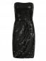 Мини-платье в пайетках Emporio Armani  –  Общий вид