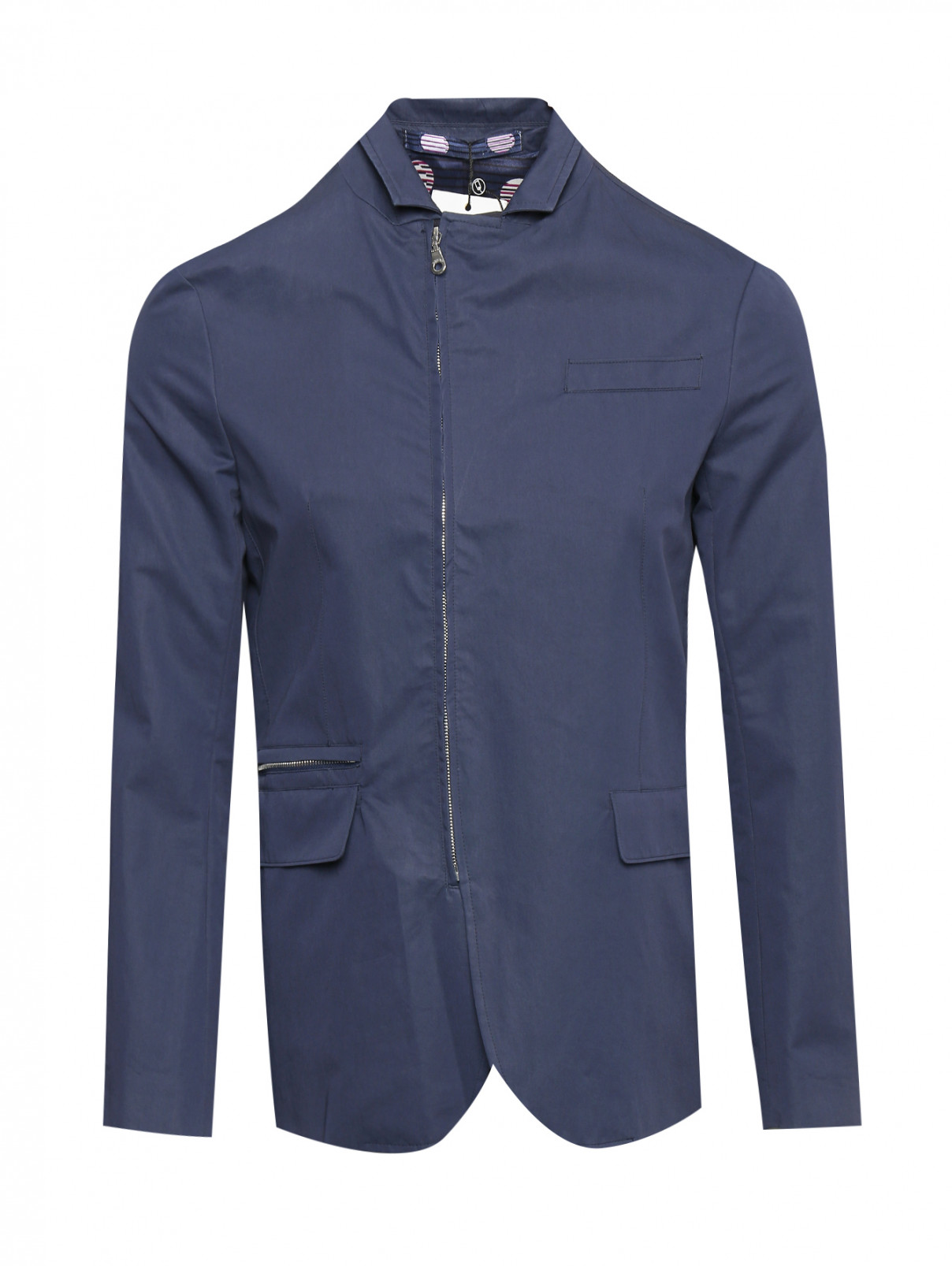 Куртка на молнии Kenzo  –  Общий вид  – Цвет:  Синий