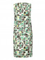 Платье-мини с узором с рукавами в комплекте Voyage by Marina Rinaldi  –  Общий вид