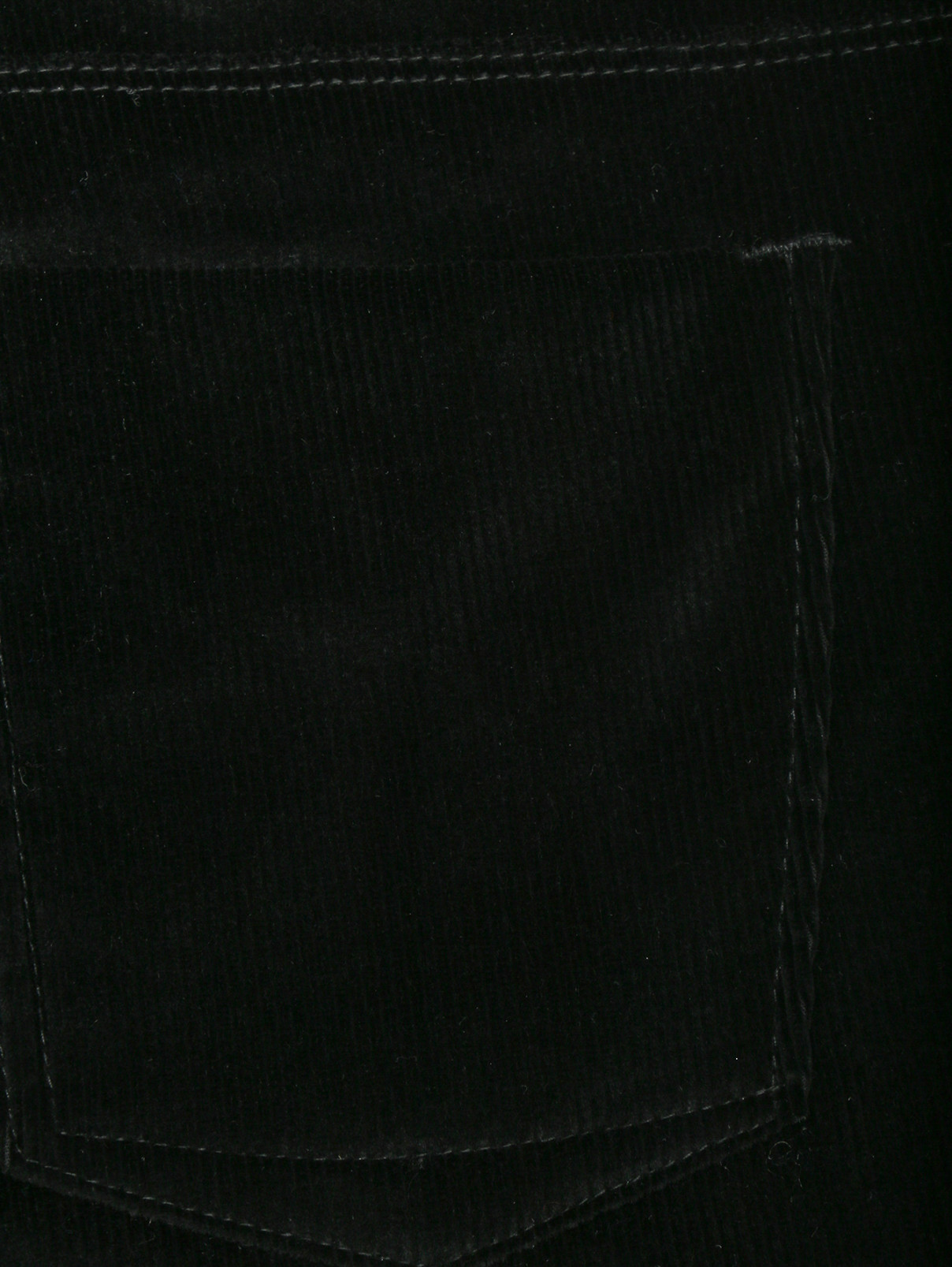 Вельветовые брюки с карманами Dal Lago  –  Деталь  – Цвет:  Черный