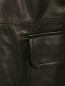 Куртка из кожи с накладными карманами Fontanelli  –  Деталь1
