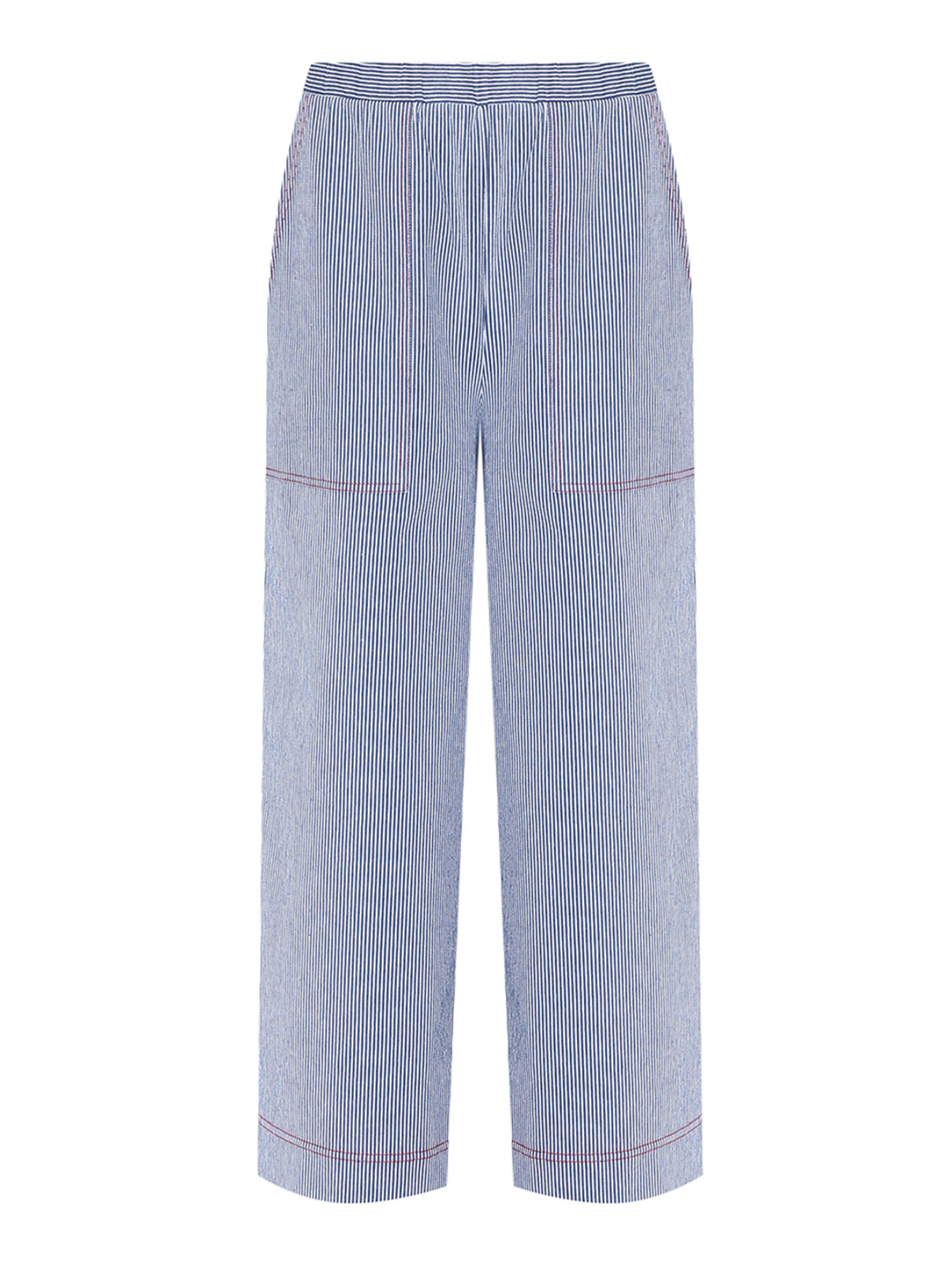 Трикотажные брюки с узором полоска Max&Co  –  Общий вид  – Цвет:  Узор