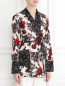Блуза из шелка с цветочным принтом Equipment  –  МодельВерхНиз
