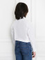 Рубашка из хлопка с вышивкой и принтом Baby Dior  –  Модель Верх-Низ1