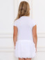 Платье из смешанного хлопка с фактурным низом Armani Junior  –  Модель Верх-Низ1