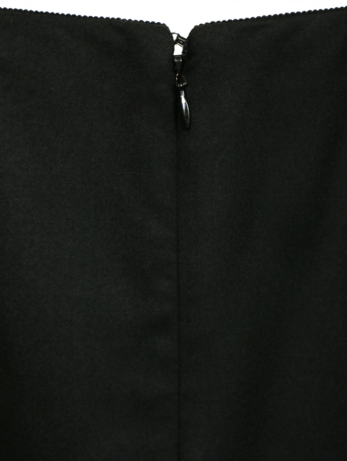 Юбка-мини из шерсти Carven  –  Деталь  – Цвет:  Черный