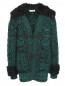 Пальто из шерсти декорированное мехом Philosophy di Lorenzo Serafini  –  Общий вид