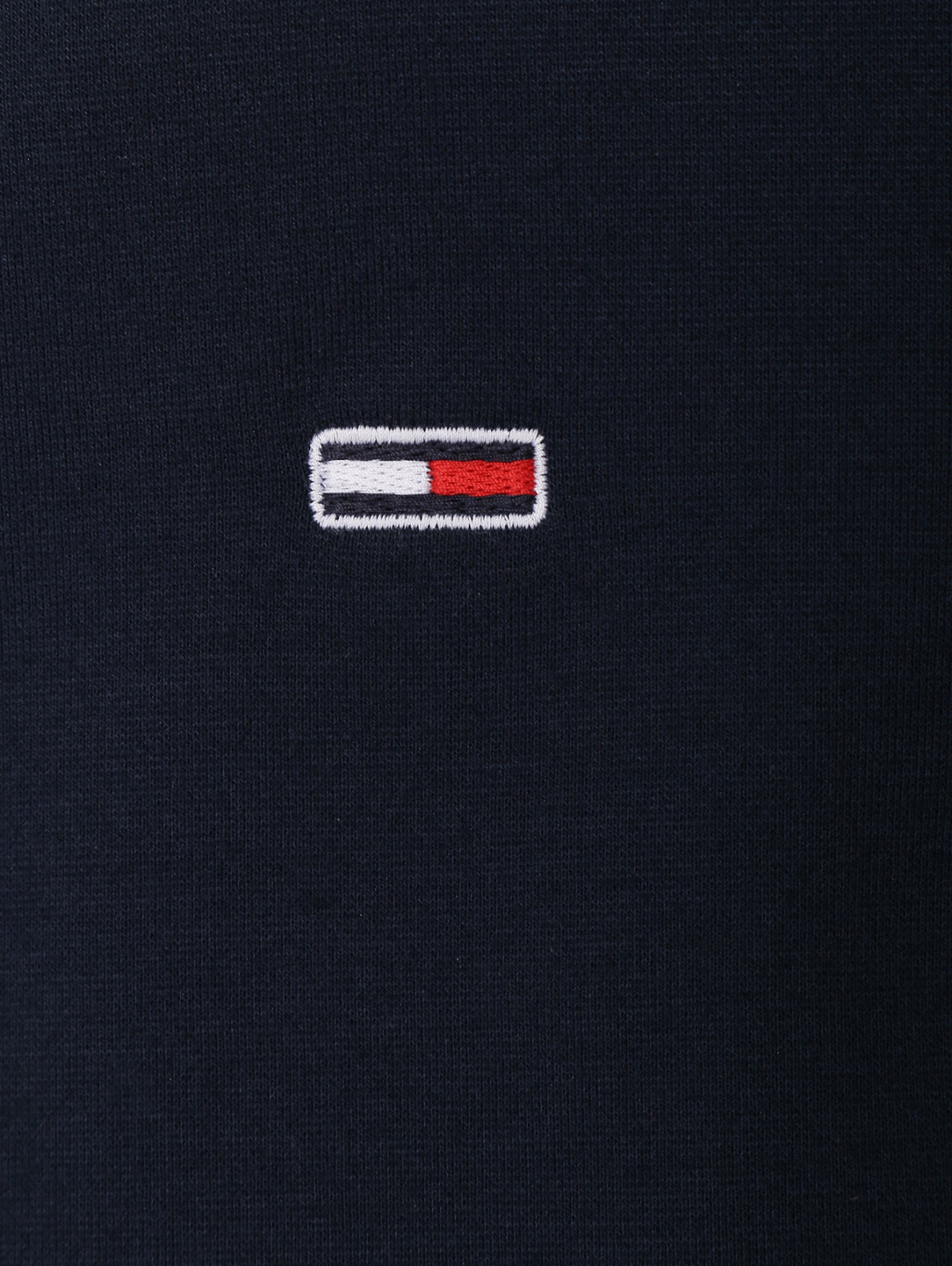 Трикотажное платье с контрастной отделкой Tommy Jeans  –  Деталь1  – Цвет:  Синий