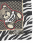 Платок из шелка с узором 50*50 Moschino  –  Деталь