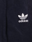 Однотонные брюки из хлопка с логотипом Adidas Originals  –  Деталь1