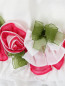 Панама из хлопка с декоративными цветами Aletta  –  Деталь