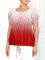 Шелковая блуза с принтом "горох" Jean Paul Gaultier  –  Модель Верх-Низ