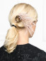 Заколка для волос декорированная перьями и кристаллами Thot Gioielli  –  МодельОбщийВид