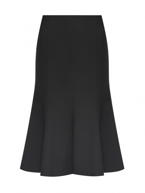 Однотонная юбка-колокол из шерсти Luisa Spagnoli - Общий вид