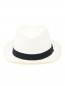 Соломенная шляпа с контрастной лентой Catya  –  Обтравка1