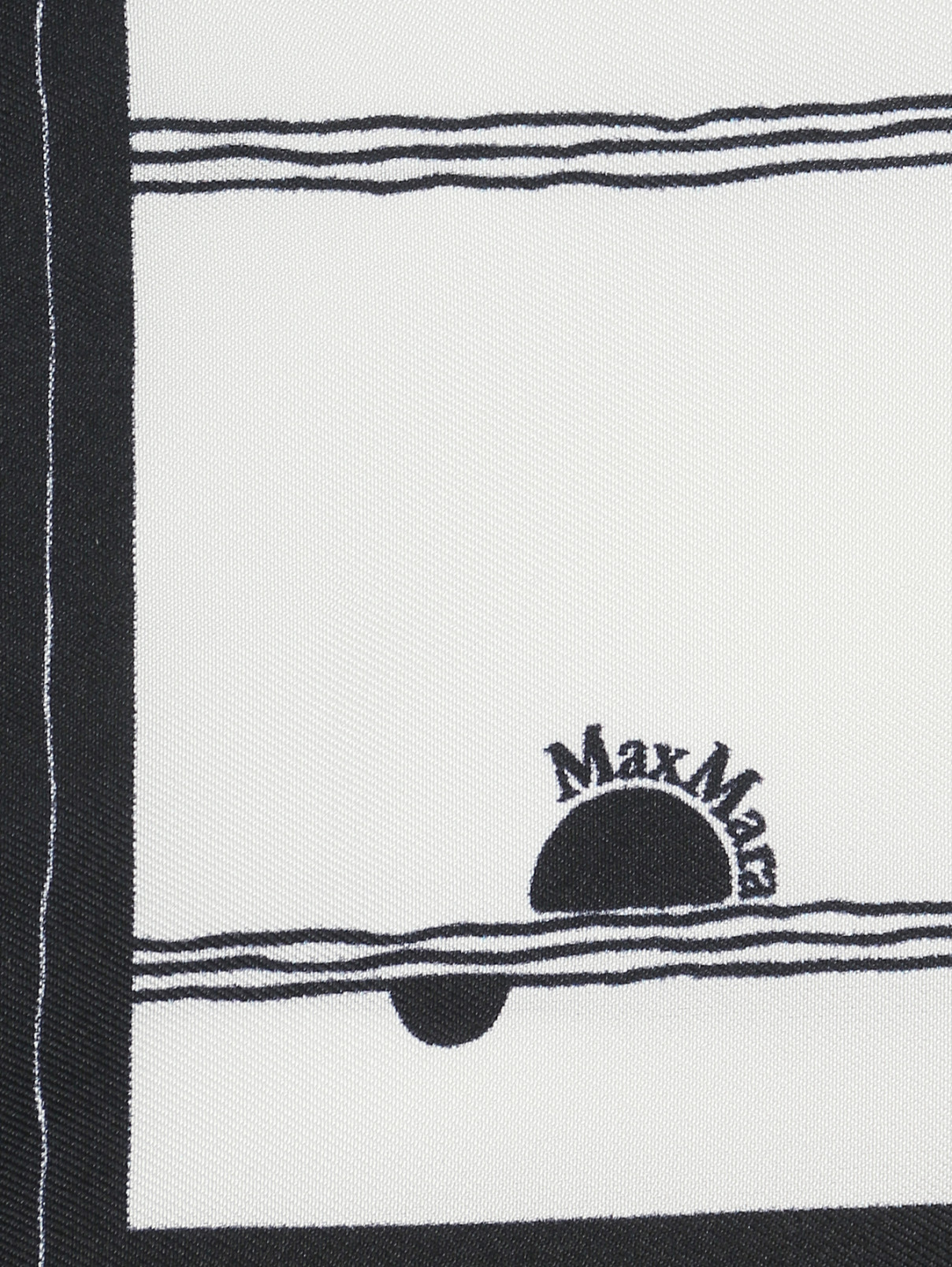 Платок на сумку из шелка с узором Max Mara  –  Деталь1  – Цвет:  Мультиколор