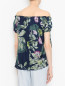 Блуза из хлопка с цветочным узором My Twin  –  МодельВерхНиз1