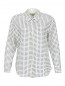Блуза из льна с узором "горох" Burberry  –  Общий вид