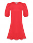 Трикотажное платье с декоративной вставкой из сетки Red Valentino  –  Общий вид