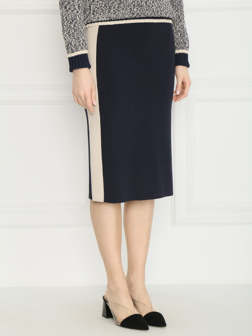 Трикотажная юбка на резинке Weekend Max Mara - МодельВерхНиз