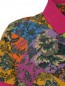 Поло из хлопка с цветочным узором Etro  –  Деталь
