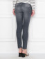 Укороченные джинсы с потертостями True NYC  –  МодельВерхНиз1