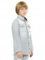 Рубашка из денима с узором "полоска" Gucci  –  Модель Верх-Низ