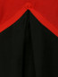 Топ из шелка с контрастной вставкой Costume National  –  Деталь1