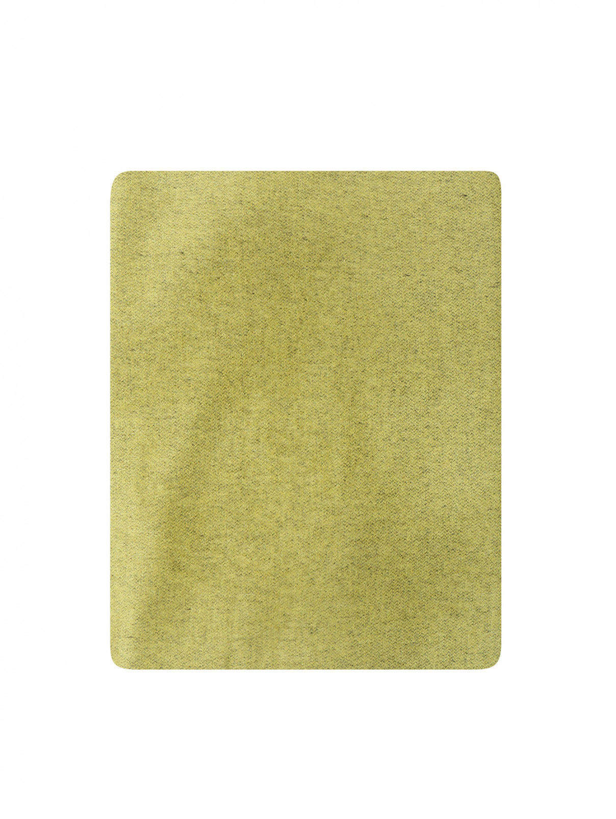 Однотонный шарф из шелка и кашемира Piacenza Cashmere  –  Общий вид  – Цвет:  Зеленый