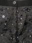 Юбка-карандаш, декорированная бисером, стразами и кристаллами Jean Paul Gaultier  –  Деталь
