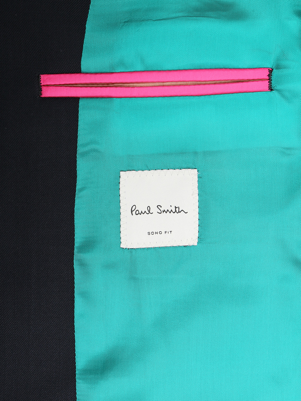 Жакет из шерсти на пуговицах Paul Smith  –  Деталь2  – Цвет:  Синий